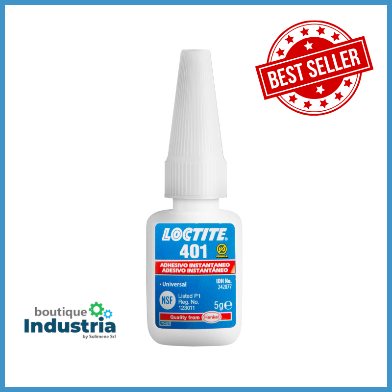 Loctite 401 colla istantanea Adesivo Istantaneo Universale Metalli Gomma Legno