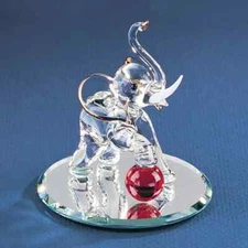 Glass Baron Elephant with Ball S2 176