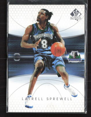 2004-05 SP Authentic #50 Latrell Sprewell Minnesota Timberwolves