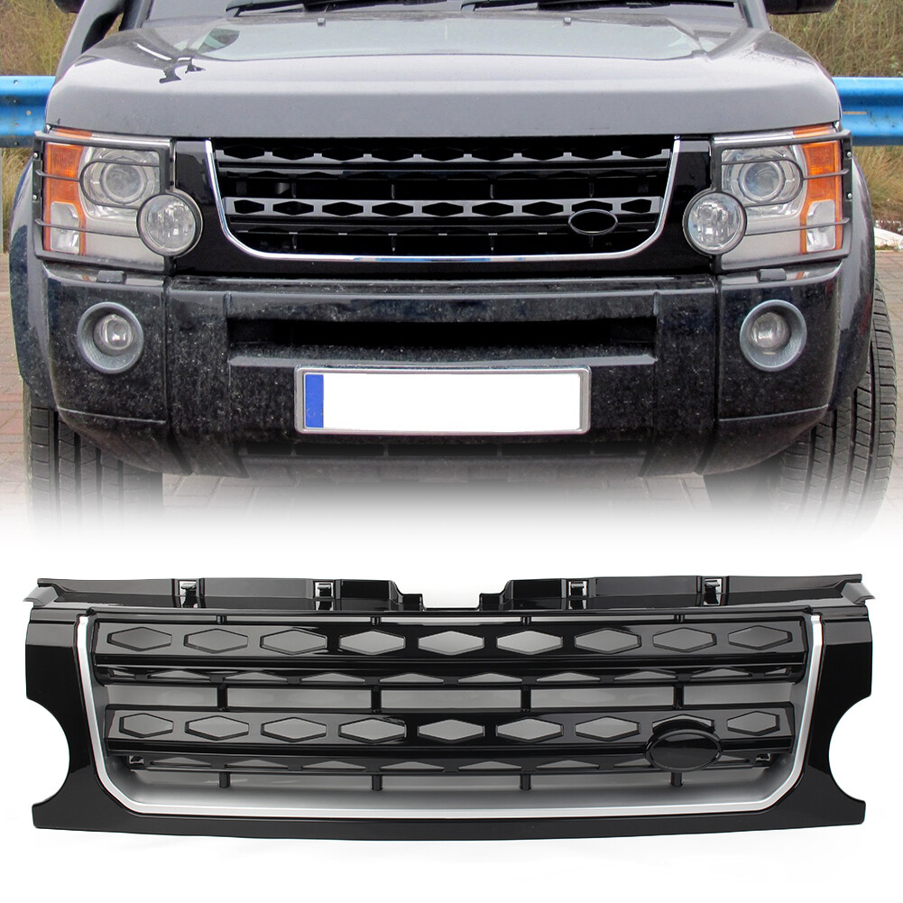 2005-2009 Land Rover LR3 Discovery Black Mesh Front Bumper Grille