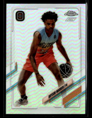 Bryson Warren 2021-22 Topps Chrome Overtime Elite #50 Refractor Team Elite