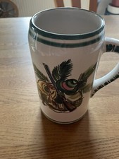 Krug  Bierkrüge - Ulmer Keramik Waidmann / Jagdmotiv  Handbemalt