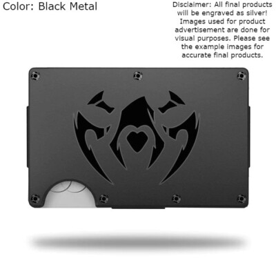 Custom ''LEAGUE OF LEGENDS ASSASSIN'' Laser Engraved Wallet - Pick A Wallet Color
