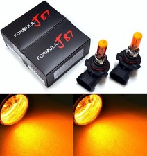 Halogen 9140 42w Orange Amber Two Bulbs Fog Light Replacement Plug Play Lamp Fit