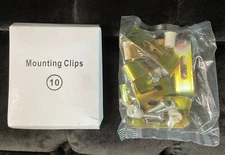 Undermount Metal Sink Clips Set of 10 New in Package with Nuts and Bolts