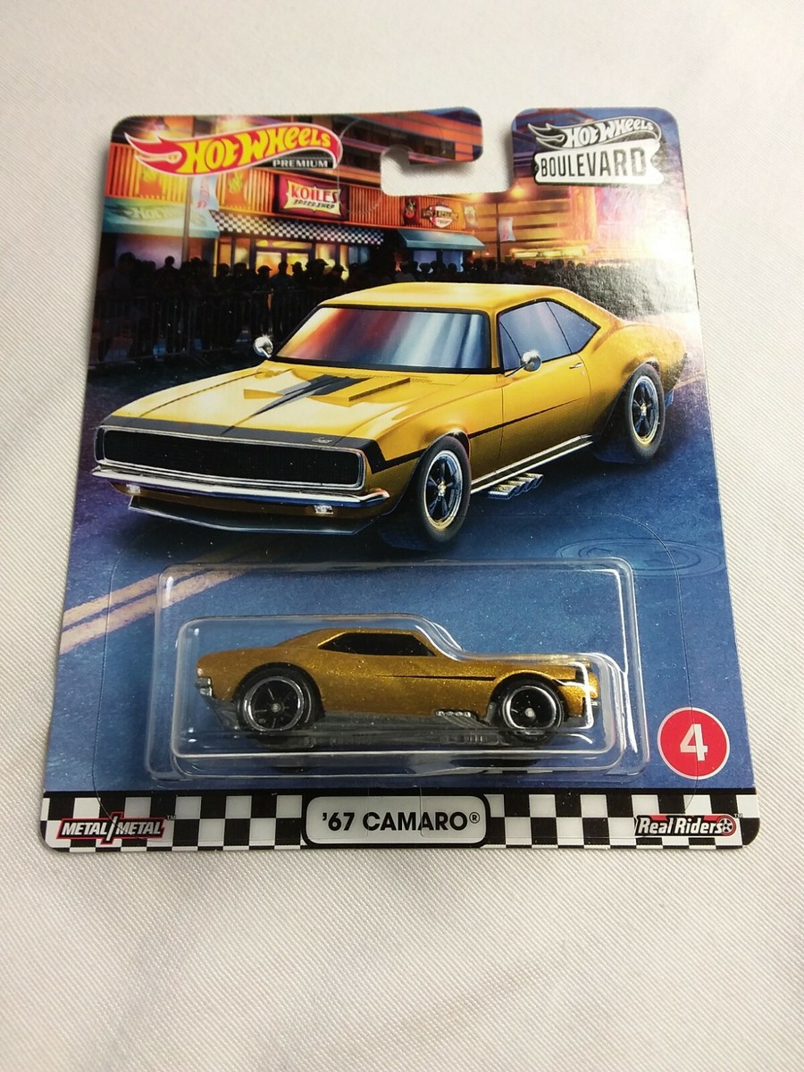 HOT WHEELS PREMIUM '67 CAMARO HOT WHEELS BOULEVARD REAL RIDERS