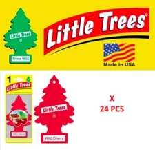 Wild Cherry Little Trees U1P-10311 MADE IN USA Pack of 24.. FREE SHIPPING