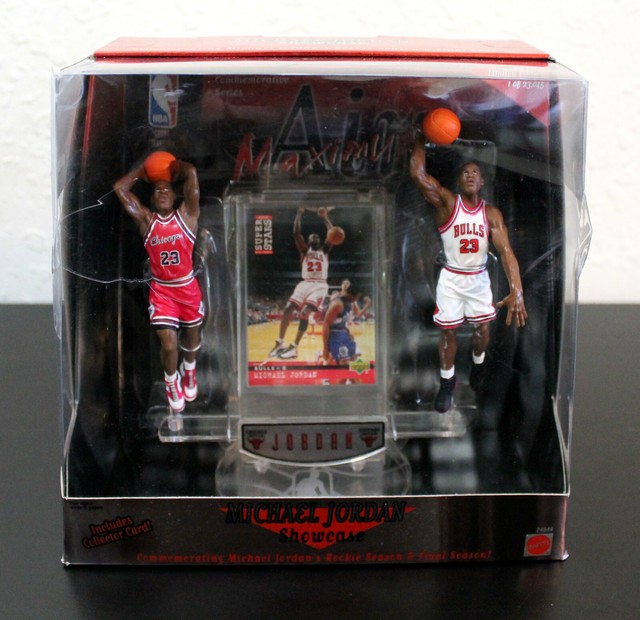 Mattel Air MAXIMUM Michael Jordan Showcase 2 Figure W Upper Deck Card 99 for sale online | eBay