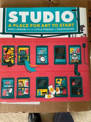 Studio: a Place for Art to Start by Emily Arrow (2020, Hardcover)
