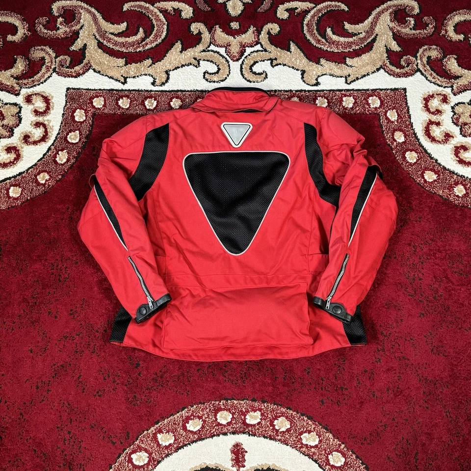 Vintage Womens Triumph Motorcycle Gore-Tex Armored Riding Racing Jacket Size 2L - Image 2 of 4