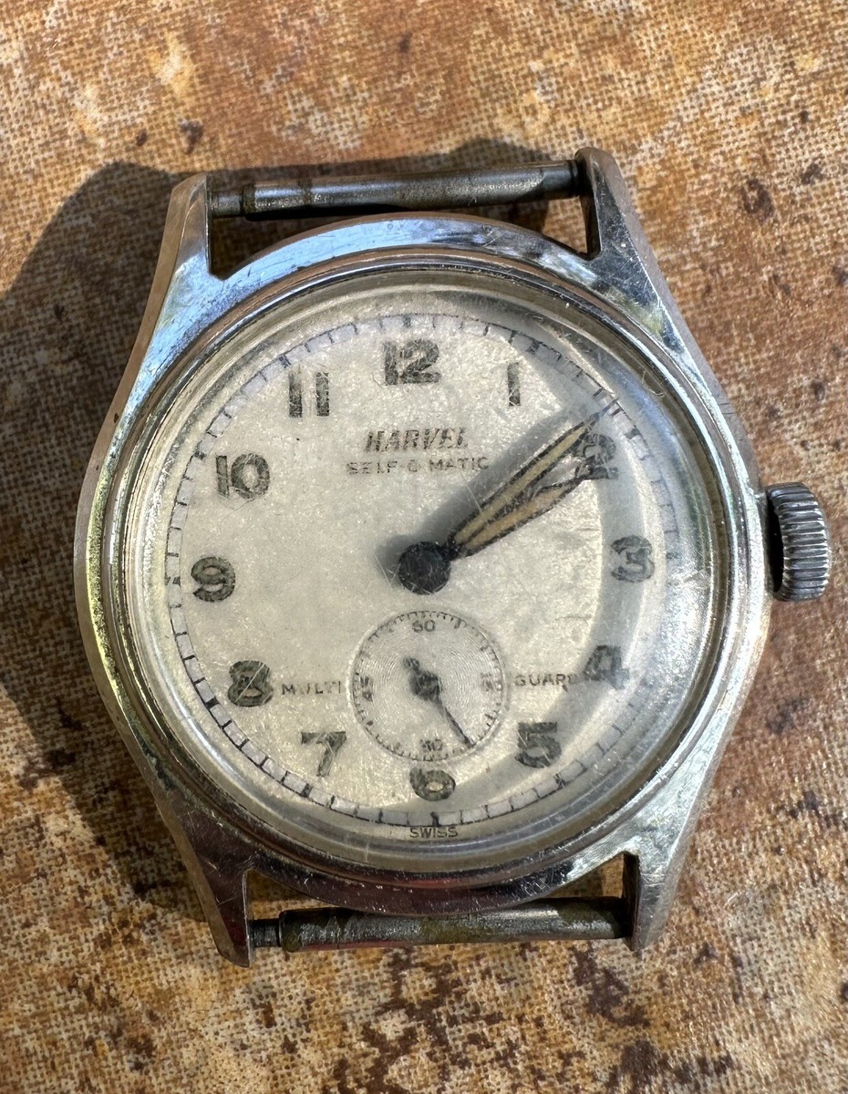 Vtg Harvel watch Vintage Harvel Mens Watch Swiss for Repair | eBay main image 3