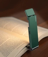Reading Light,USB Rechargeable Book Light for Reading in Bed,Foldable Clip-On LE