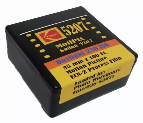 MotiPix Kodak 5207 35 mm 100' Roll Motion Picture Film ECN-2 Process