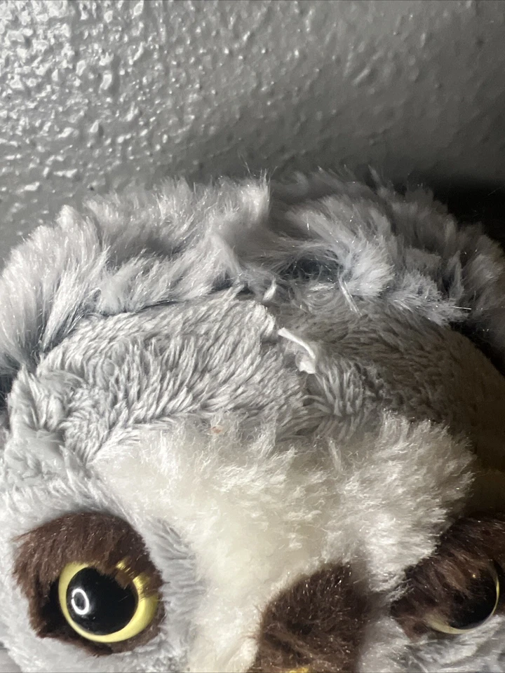 GANZ Webkinz (HM344) Grey Owl EUC Plush 8” - Image 2 of 4