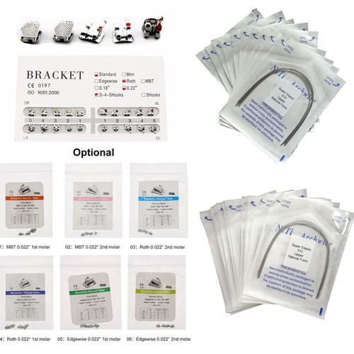 Dental Orthodontic Bracket/Buccal Tube/NITI Arch Wire/Ligature Tie/Elastics Band - Afbeelding 1 van 245