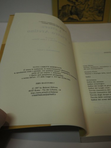 LETTERE A PIETRO ARETINO Bulzoni 3 Vols PB facsimile+index (In Italian) Like New - Picture 5 of 8