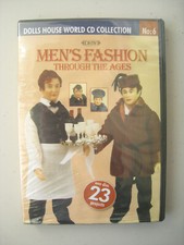 Dolls House World Mens Fashion Through the Ages Miniatures Projects CD Dollhouse