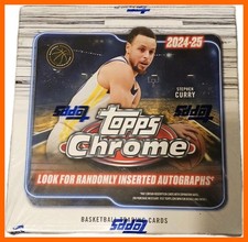 2024/25 Topps Chrome Basketball Mega box boite de 42 cartes