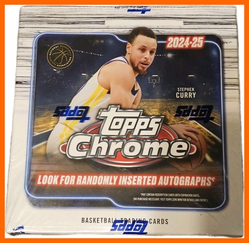 2024/25 Topps Chrome Basketball Mega Box 42 Karten Box - Bild 1 von 13