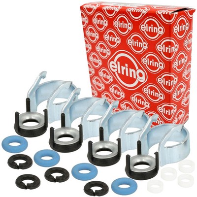 4x ELRING Rep-Satz Einspritzventil für AUDI SEAT SKODA VW 1.8-2.0 06J998907 B D