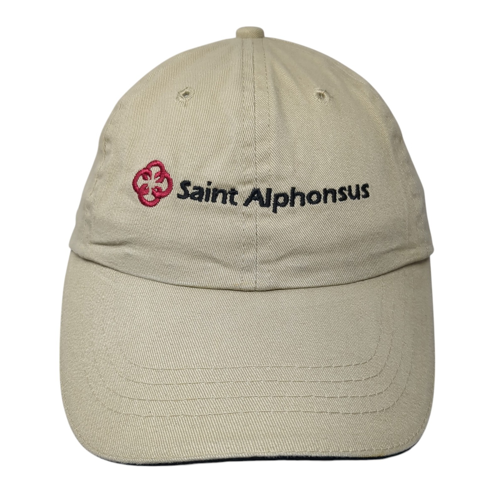 Saint Alphonsus Strapback Hat Solid Brown One Siz… - image 1
