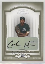 2004 Donruss Classics Rookie Significant Signatures Green Carlos Hines Auto 0v1