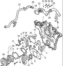 Saab Vauxhall 12588318 O Ring Thermostat Coolant Hose 2.8 V6 Z28net B284 Saab Vauxhall 12588318 O Ring Thermostat Coolant Hose 2.8 V6 Z28net B284