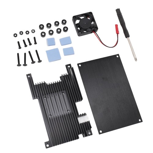 Case With Cooling Fan Efficient Heat Dissipation Metal Protective Shell For O CB - Afbeelding 19 van 22