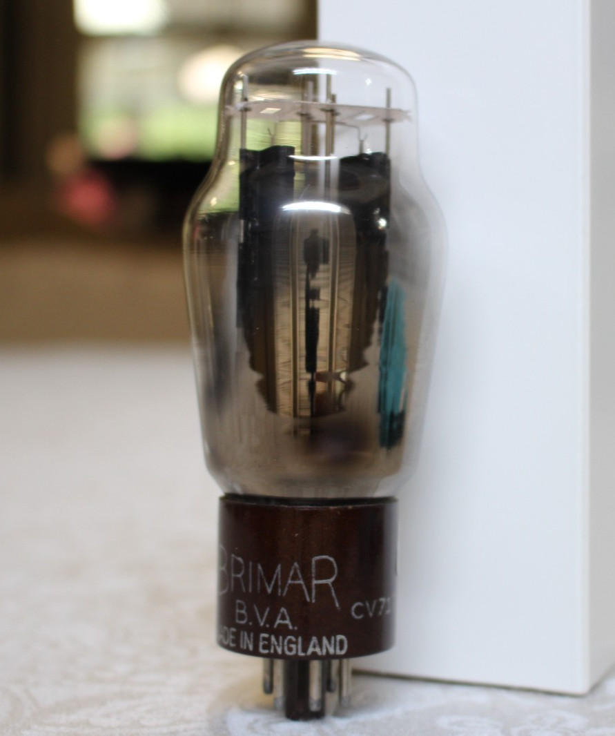 NOS Brimar 5R4GY CV717 DD Dual Square Getter Black Plate Brown Base Balanced — photo 7
