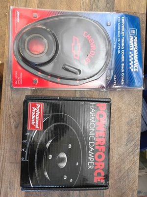 #ad #ad Professional Products 80000 Powerforce Harmonic Damper amp; Timing Chain Cover SBC $97.95