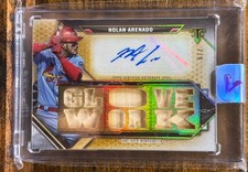 Nolan Arenado 2022 Topps Triple Threads Game-Used Relic Auto Gold /9 Cardinals