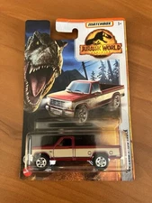 Matchbox Jurassic Park World Dominion MBX RED ‘86 Ford F-150 Pickup Truck