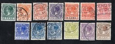 Netherlands 1926 stamps Mi#178-190 used CV=25$