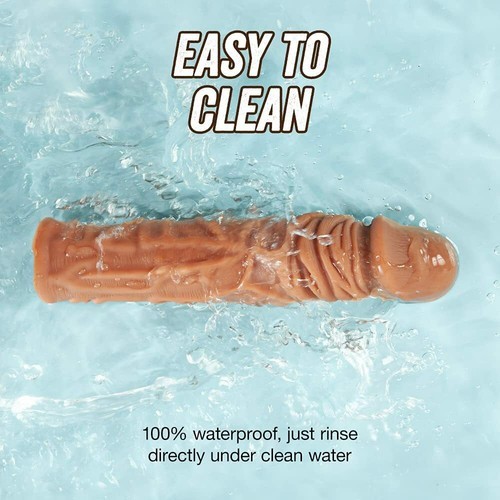 Men Male Cock-Girth-Enlarger-Enhancer-Penis-Extension-Extender-Sheath Sleeve Big