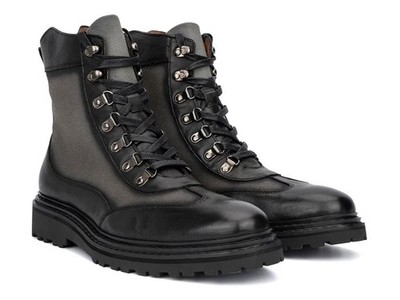 Vintage Foundry Bassel  Men Boot Shoe Black VFTN104 New Size 8.5