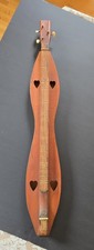 36" Vintage Heart Hourglass 3-String Appalachian Dulcimer, Unbranded