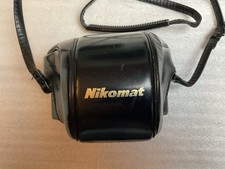 Nikomat (Nikkormat) 35mm everyready camera case w/shoulder strap