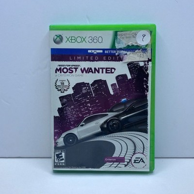 Need for Speed Most Wanted Limited Edition Xbox 360 Video Game Racing