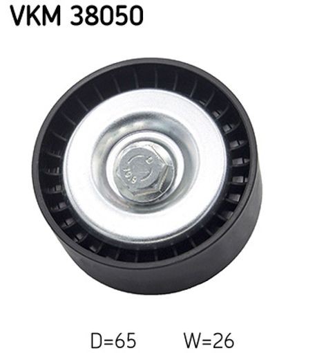 V-belt pulley VKM 38050 SKF for MERCEDES-BENZ C-CLASS T-Model SLK C-CLASS Coupe - Image 13