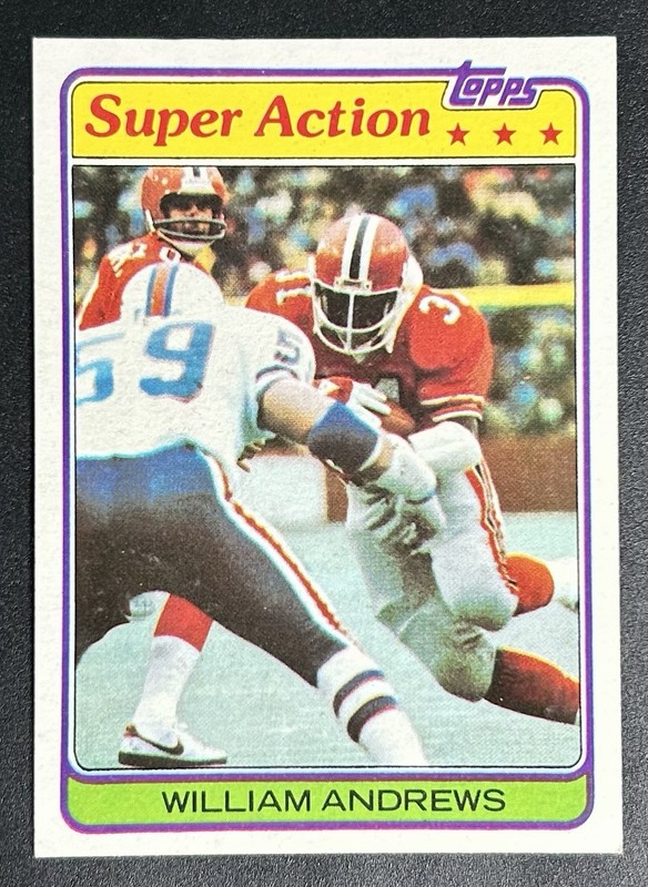 1981 Topps - #28 William Andrews