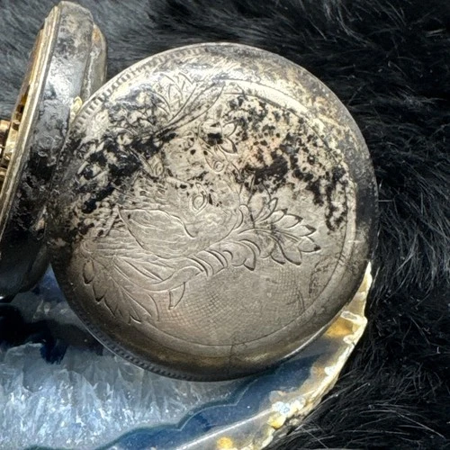 Antique Waltham Pocket Watch Coin Silver Case Sterling Grade 2214238