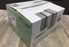 Bose Companion 20 Silver Computer Speakers w/ Control Pod, Adapter EXCELLENT