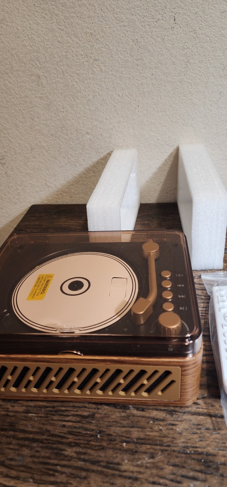 Turn Table Style Player With Remote New In Open Box
