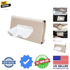 Car Tissue Holder, Sun Visor Napkin Box, Auto Napkin Case with Tissues Refill...