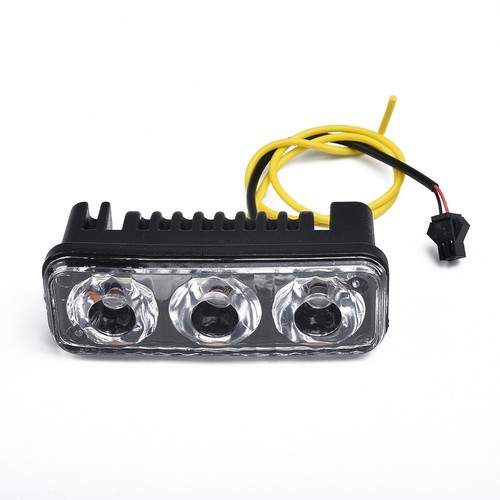 Daytime Running Lights Super Bright Turn Signal Car Parts Set White+Amber 2Pcs - Picture 7 of 12