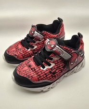 Spiderman Toddler Shoes Light Up Spider-man Sneakers - Boys Size 12C Red