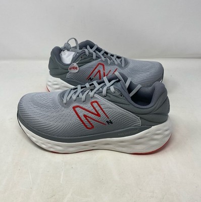 New Balance Fresh Foam X 840v1 Men s Shoes Aluminum Grey/True Red 9 2E Wide
