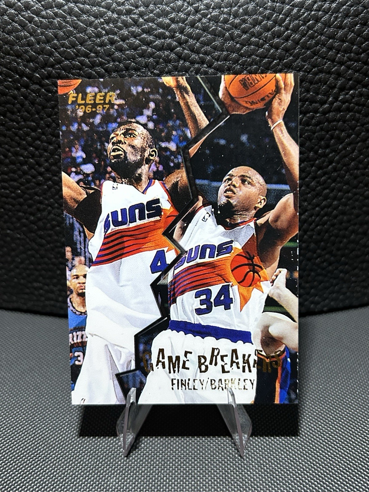 1996-97 Fleer Charles Barkley/Michael Finley Game Breakers Acetate 🔥 🏀 ￼
