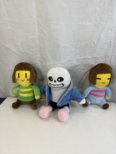 Lote de peluches Undertale - Figuras de peluches Sans, Frisk y Chara