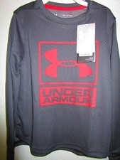 New Under Armour boys long sleeve t-shirt, size YXS